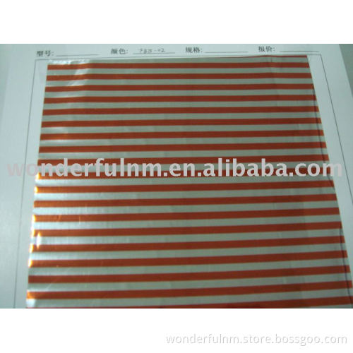 hot stamping foil for textile of fashion design for woven fabric